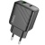 мережевий зарядний пристрій hoco cs23a 1usb/18w/qc3.0 + 1type-c/30w/pd (чорний) 