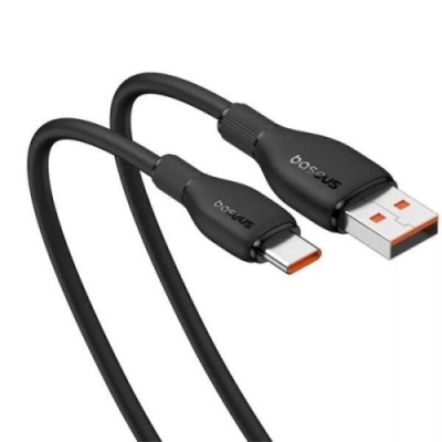 кабель baseus pudding series fast charging cable usb - type-c 100w/2m (p10355703111-01) (black) 