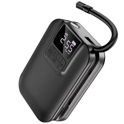 Автомобільний компресор Hoco S53 (Чорний)