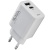 мережевий зарядний пристрій ridea rw-30120 turbo 1usb/1usb-c qc/pd 30w (бiлий) 