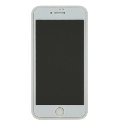 захисне скло glass для apple iphone 7 plus/8 plus full glue анти-шпигун (білий) 