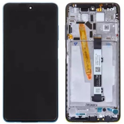 дисплей для xiaomi poco x3 в зборі з сенсором cobalt blue service orig
