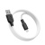 кабель ridea rc-m114 soft silico usb - microusb 3a/1m (біло-чорний) 