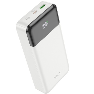 додаткова батарея power bank hoco j102a cool pd20w + qc3.0 20000 mah (білий) 