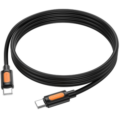 кабель borofone bx114 silicone type-c - type-c 60w/1m (чорний) 