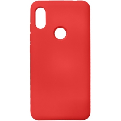 Купить силіконовий чохол soft silicone case для xiaomi redmi note 6 pro - red онлайн