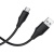кабель hoco x124 silicone usb - type-c 3.0a/1m (чорний) 