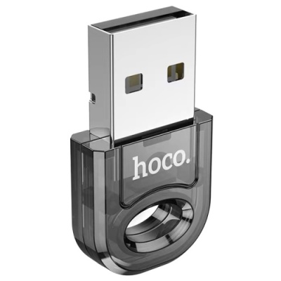 bluetooth-адаптер hoco ua28 usb  (чорний) 