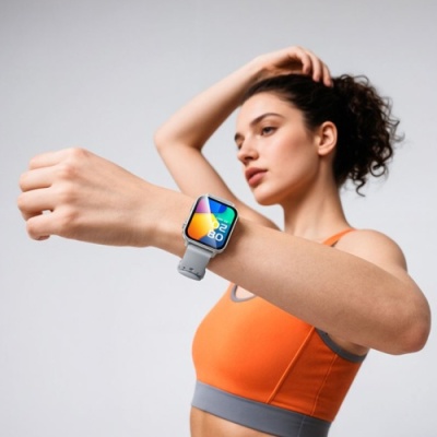 смарт-годинник borofone bd15 (call version) (срiбло) 