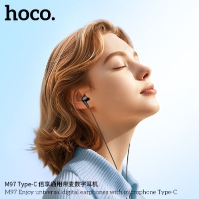 навушники hoco m97 type-c (чорний) 