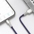 кабель baseus cafule metal usb - lightning 2.4a/1m (caljk-a05) (purple) 
