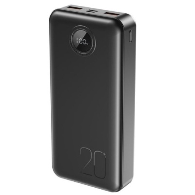 додаткова батарея power bank xo pr239 pd20w+qc22.5w 20000 mah (чорний) 