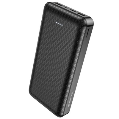 додаткова батарея power bank borofone bj3a minimalist 20000mah (чорний) 