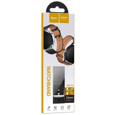 ремінець hoco wh10 для watch band (22mm) (black) 