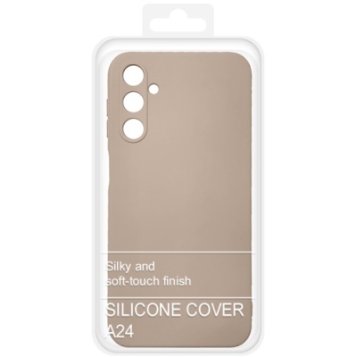 Купить силіконовий чохол soft silicone case для samsung a245 galaxy a24 (пудра) онлайн