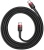 кабель baseus cafule type-c - type-c 60w/1m (catklf-g91) (black-red) 