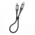 кабель ridea rc-us42 ultrastrong type-c - type-c 60w 0.25m (чорний) 