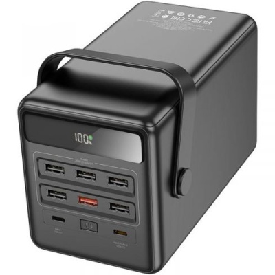 додаткова батарея power bank hoco db03 endure qc3.0 22.5w 100000 mah (чорний) 