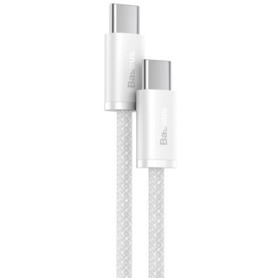 кабель baseus dynamic series type-c - type-c 100w/2m (cald000302) (white) 