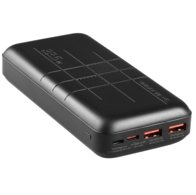 додаткова батарея power bank xo pr188 pd20w+qc22.5w 20000 mah (чорний) 