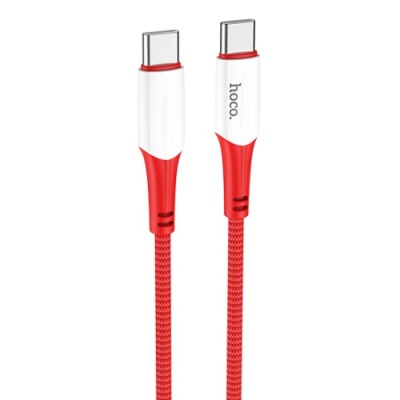 кабель hoco x70 ferry (pd) type-c - type-c 60w 3a/1m (червоний) 