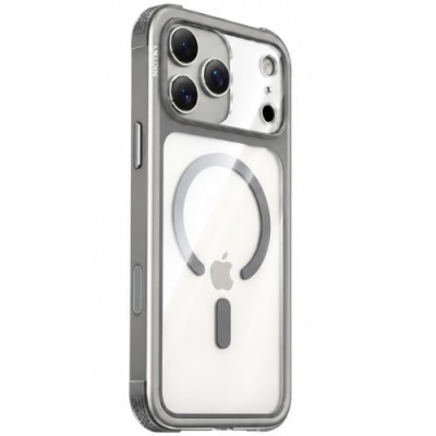 Купить чохол nj0yny magsafe "steel armor case" для apple iphone 17 pro max (сірий) онлайн