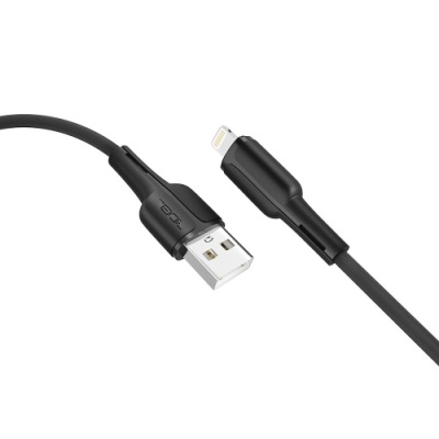 кабель ridea rc-m131 prima usb - lightning 12w/1m (чорний) 