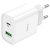 Мережевий Зарядний Пристрій Hoco C80A Plus 1USB/18W/QC3.0 + 1Type-C/20W/PD (Білий) мережевий зарядний пристрій hoco c80a plus 1usb/18w/qc3.0 + 1type-c/20w/pd (білий)