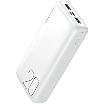 додаткова батарея power bank xo pr183 20000 mah (білий) 