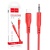 кабель aux hoco upa18 3.5mm(male) - lightning(male) 1m (червоний) 