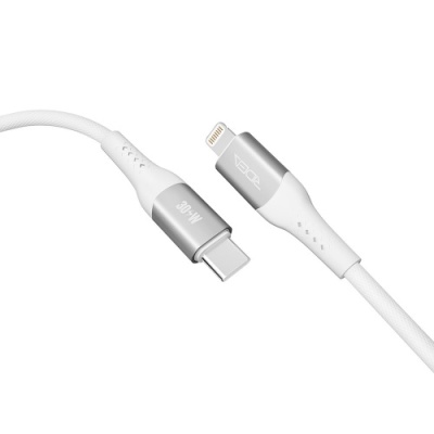 кабель ridea rc-us42 ultrastrong type-c - lightning 30w 1.2m (бiлий) 