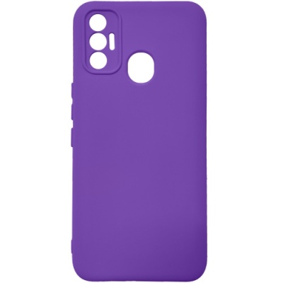 Купить чохол soft silicone case full для tecno spark 7 (фіолетовий) онлайн