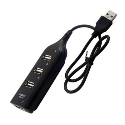 usb hub sy-h003 hi-speed 4 usb 2.0 (чорний) 