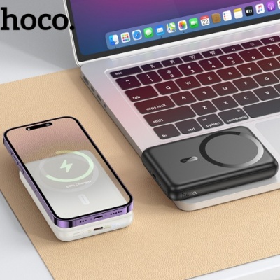 додаткова батарея power bank hoco j141 grace pd20w magnetic 10000 mah (чорний) 