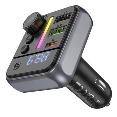 FM Модулятор Borofone BC50 38W PD20W+QC3.0 (Чорний)