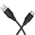 кабель hoco x124 silicone usb - type-c 3.0a/1m (чорний) 