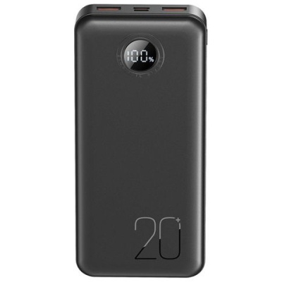 додаткова батарея power bank xo pr239 pd20w+qc22.5w 20000 mah (чорний) 