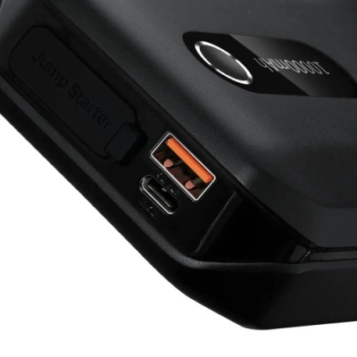 пусковий пристрій бустер додаткова батарея power bank baseus cgnl020101 air car jump starter 10000 mah (чорний) 