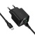мережевий зарядний пристрій hoco cs81a 1usb/18w/qc3.0 + (usb - type-c) (чорний) 