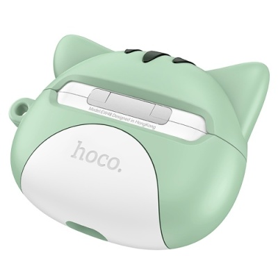 бездротові навушники (tws) hoco ew48 mint cat (зелений) 