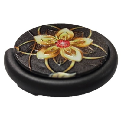 Купить тримач для телефона popsocket vs.3d print flower brown онлайн