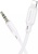 кабель aux borofone bl18 3.5mm(male) - lightning(male) 1m (білий) 