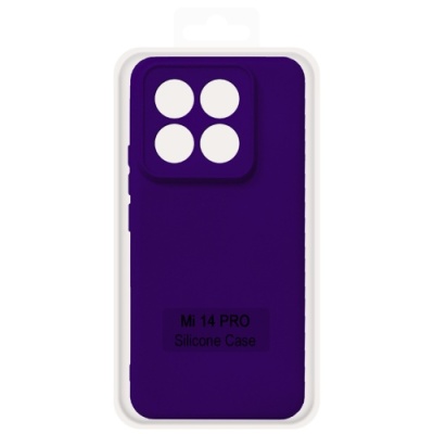 Купить чохол soft silicone case full для xiaomi 14 pro (purple) онлайн