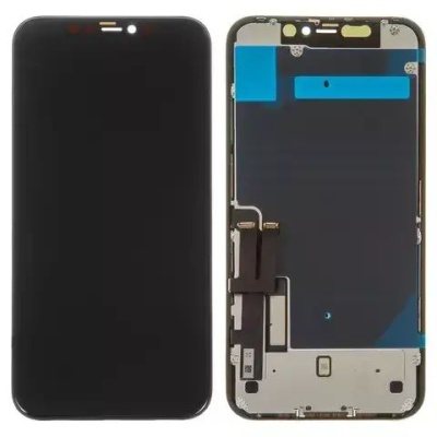 дисплей для apple iphone 11, з чорним тачскріном (original prc)