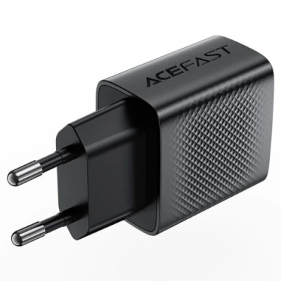 мережевий зарядний пристрій acefast a90 qc 3.0 (1usb/3a/18w) (чорний) 