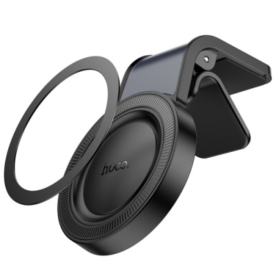 Автотримач Hoco H59 Magnetic Ring (Чорно-Сірий)