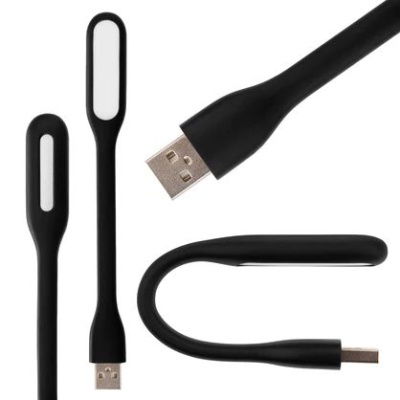 usb-лампа portable lamp гнучка (чорний) 
