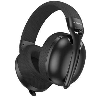 навушники для комп'ютера borofone bo30 magic light (bluetooth, type-c to 3.5 wired) (чорний) 