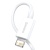 кабель baseus superior series fast charging data usb - lightning 2.4a/0.25m (calys-02) (white) 