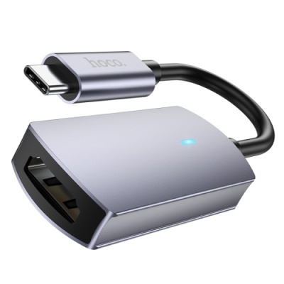 перехідник hoco ua20 type-c - hdmi 4k 0.115m (сірий) 